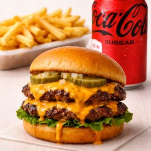 Double Smash Burger Meal